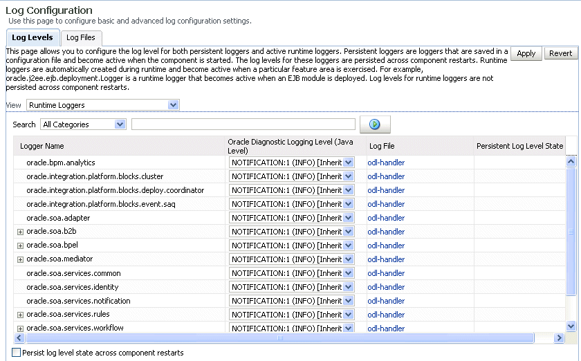 Description of sca_logconfig.gif follows