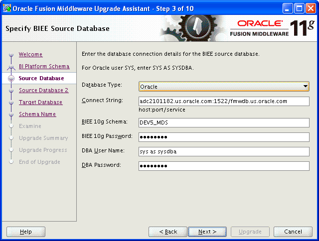 welcome screen