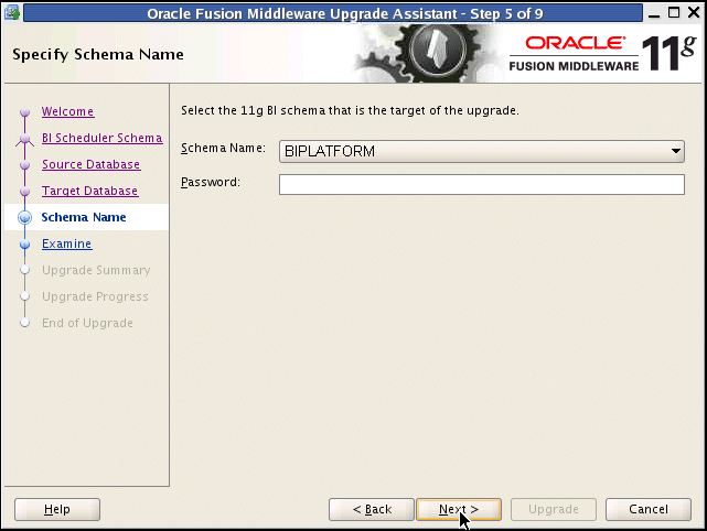 welcome screen