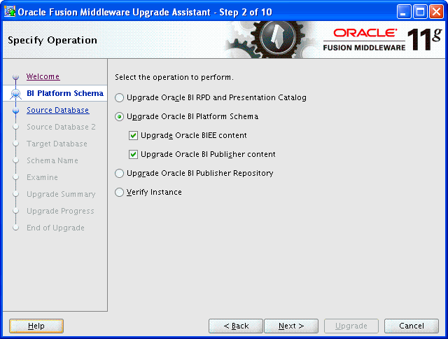 welcome screen