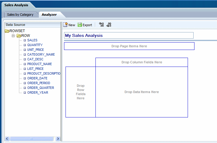 Analyzer interface