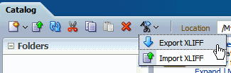 Export and Import XLIFF Options