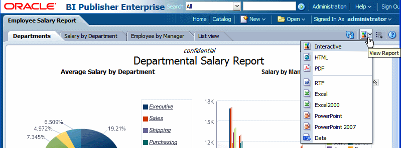 View Report list