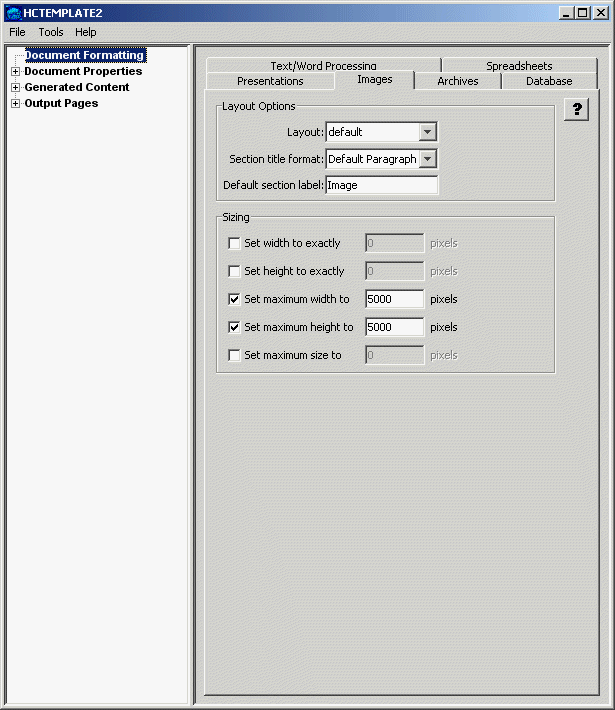 Select Preview Document Dialog