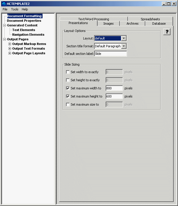 Select Preview Document Dialog