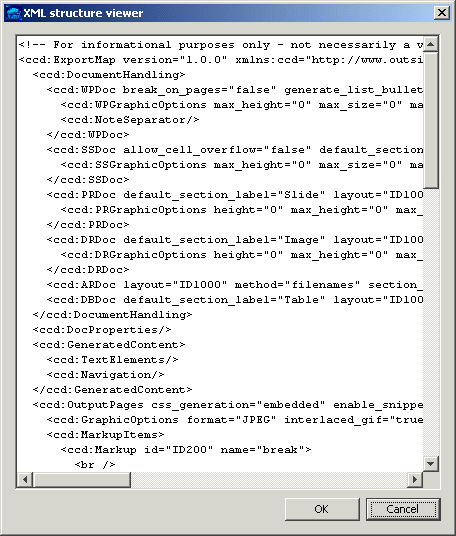 This is the XML Structure Viewer.