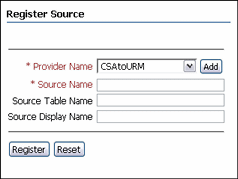 Surrounding text describes the Register Source Page.