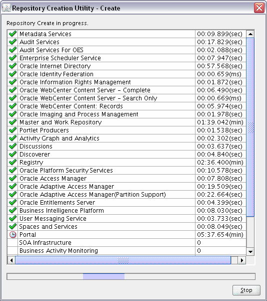 repository creation summary screen