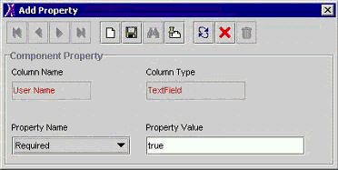 Add Property Window - Filled