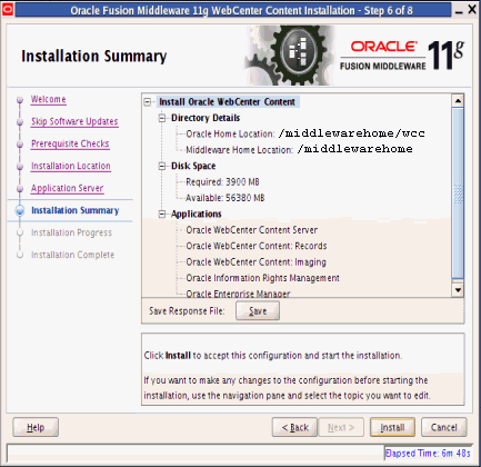 Description of install_summary_ecm2.gif follows