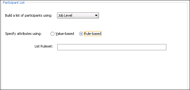 Rule-based Job Level List Builder