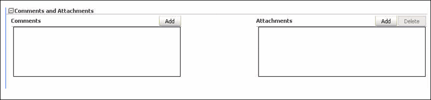 Comments and Attachments