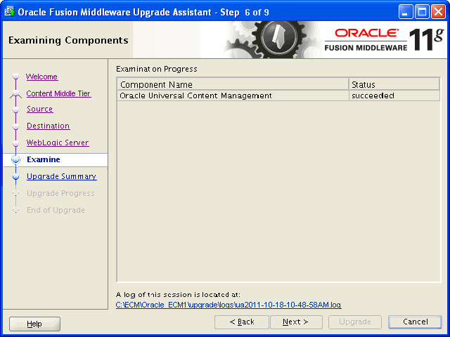 welcome screen