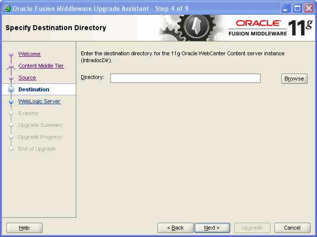 welcome screen