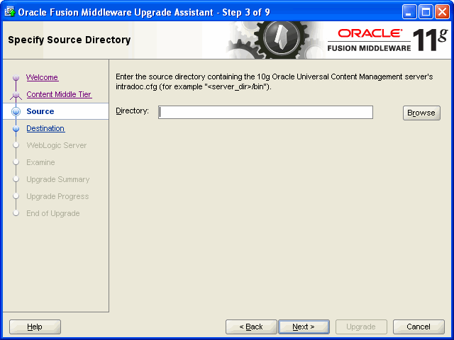 welcome screen