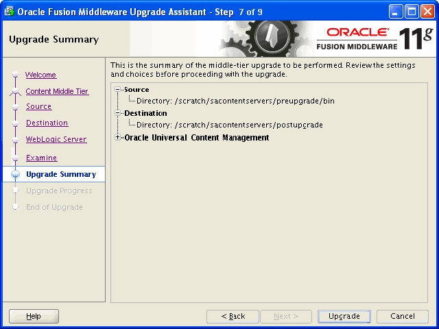 welcome screen