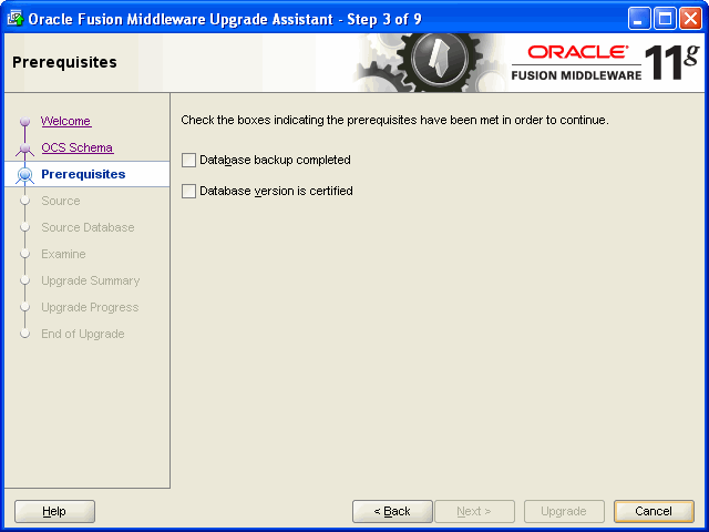 welcome screen