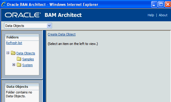 architect user interface