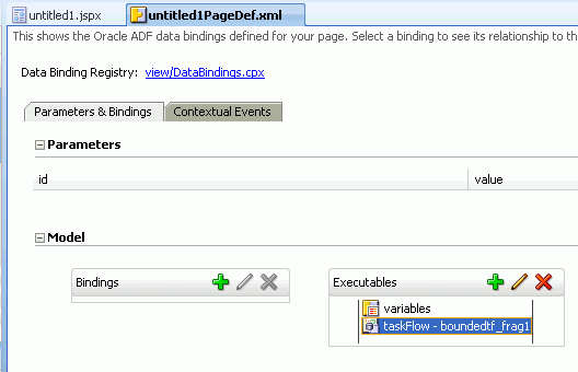 Task Flow Binding