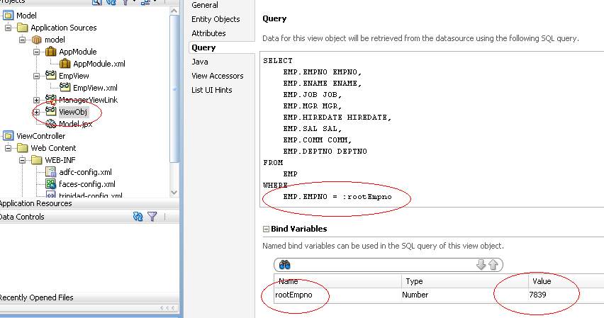 Root node query