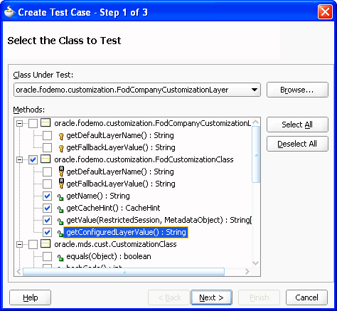 Create Test Case in JUnit tests.