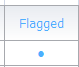 Flagged column in DEG component