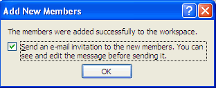 Add New Members Dialog