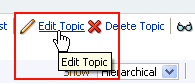 Edit Topic link