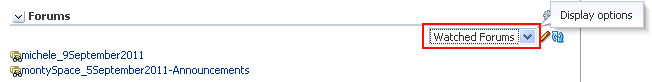 Watched Forums on Discussions Panel in Quick View