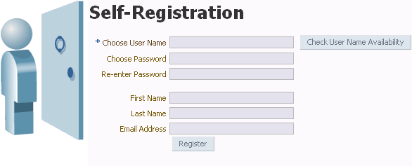 Self-Registration page