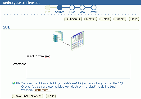 Driver Name list on the Connection Information page