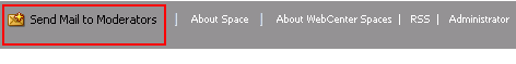 Mail Space Moderators component
