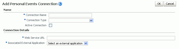 Configuring Events Connection