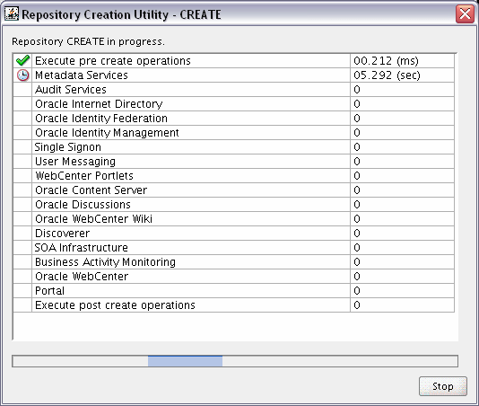 repository creation summary screen