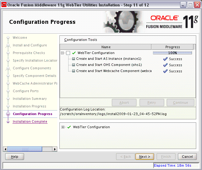welcome screen