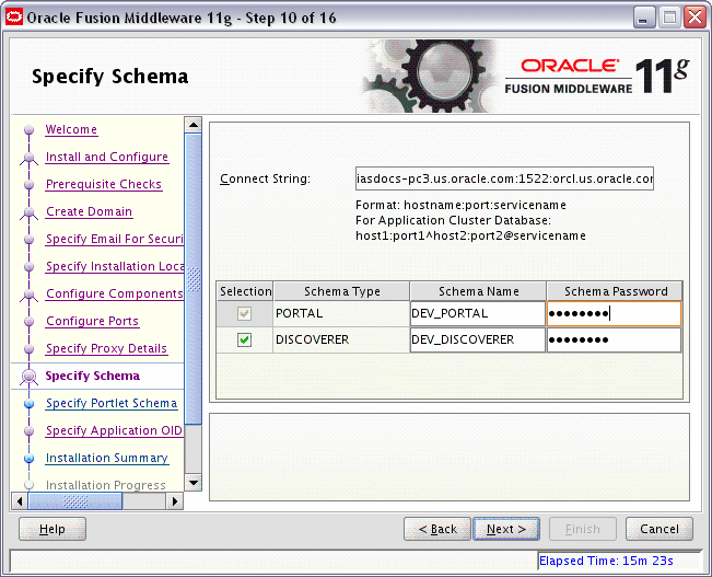 welcome screen