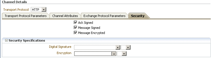 Channels: security details
