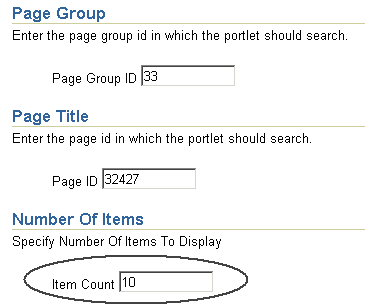 Number of Items field in the Edit Defaults dialog