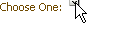selectOneChoice in compact mode.
