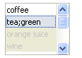 selectOneListbox component