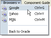 goMenuItem component navigates