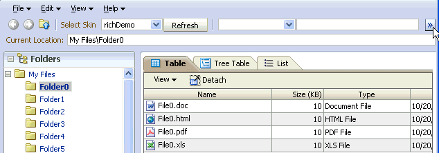 Overflow icon shows when not enough room for toolbar items