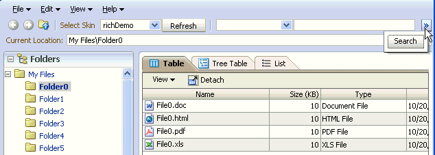 Toolbar item appears in overflow popup