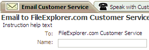 panelHeader with Instruction help