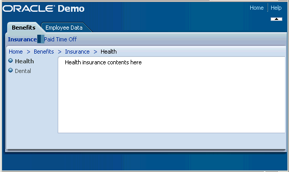 Navigation items using NavigationPane