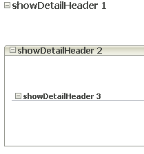 showDetailHeader components can be nested