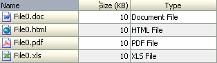 Row header in a table