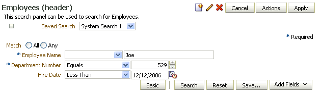 Compact mode query