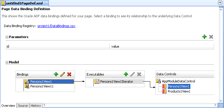 Page Data Binding Definition