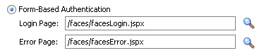 Form Based Authentication section